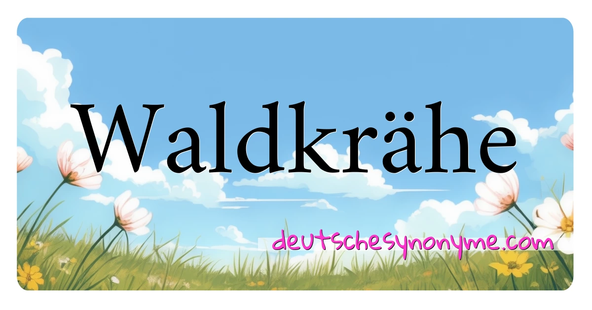 Waldkrähe Synonyme Kreuzworträtsel bedeuten Erklärung und Verwendung