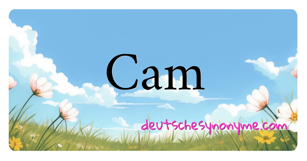 Cam Synonyme Kreuzworträtsel bedeuten Erklärung und Verwendung