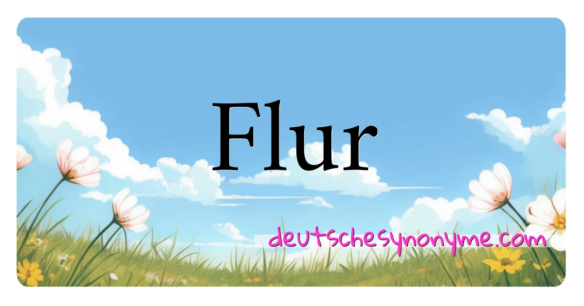 Flur Synonyme Kreuzworträtsel bedeuten Erklärung und Verwendung