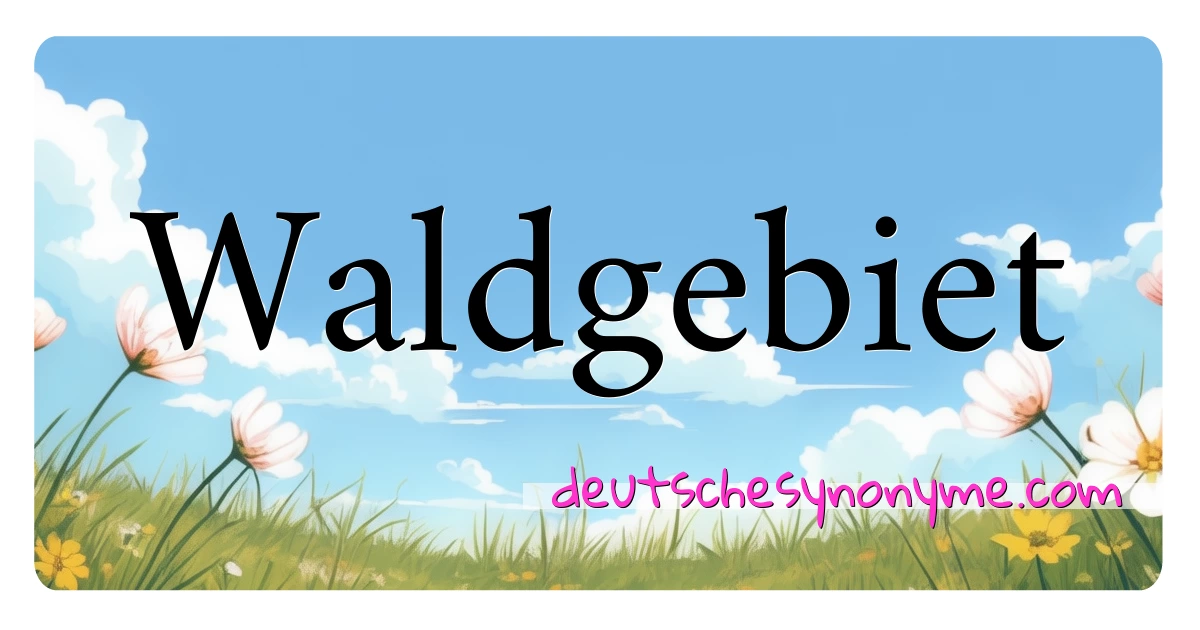 Waldgebiet Synonyme Kreuzworträtsel bedeuten Erklärung und Verwendung